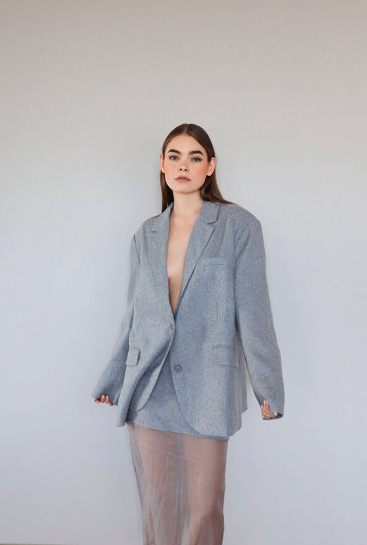 Blazer and Mini Skirt Set