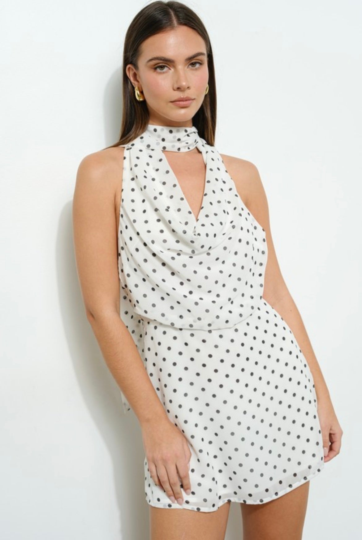 Polka Dot Mini Dress