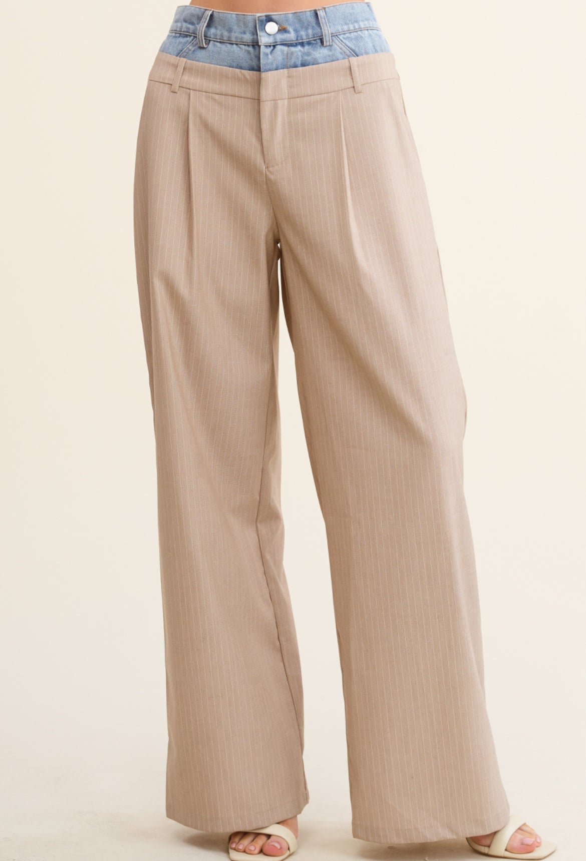 Crop Top Vest and Pants Set