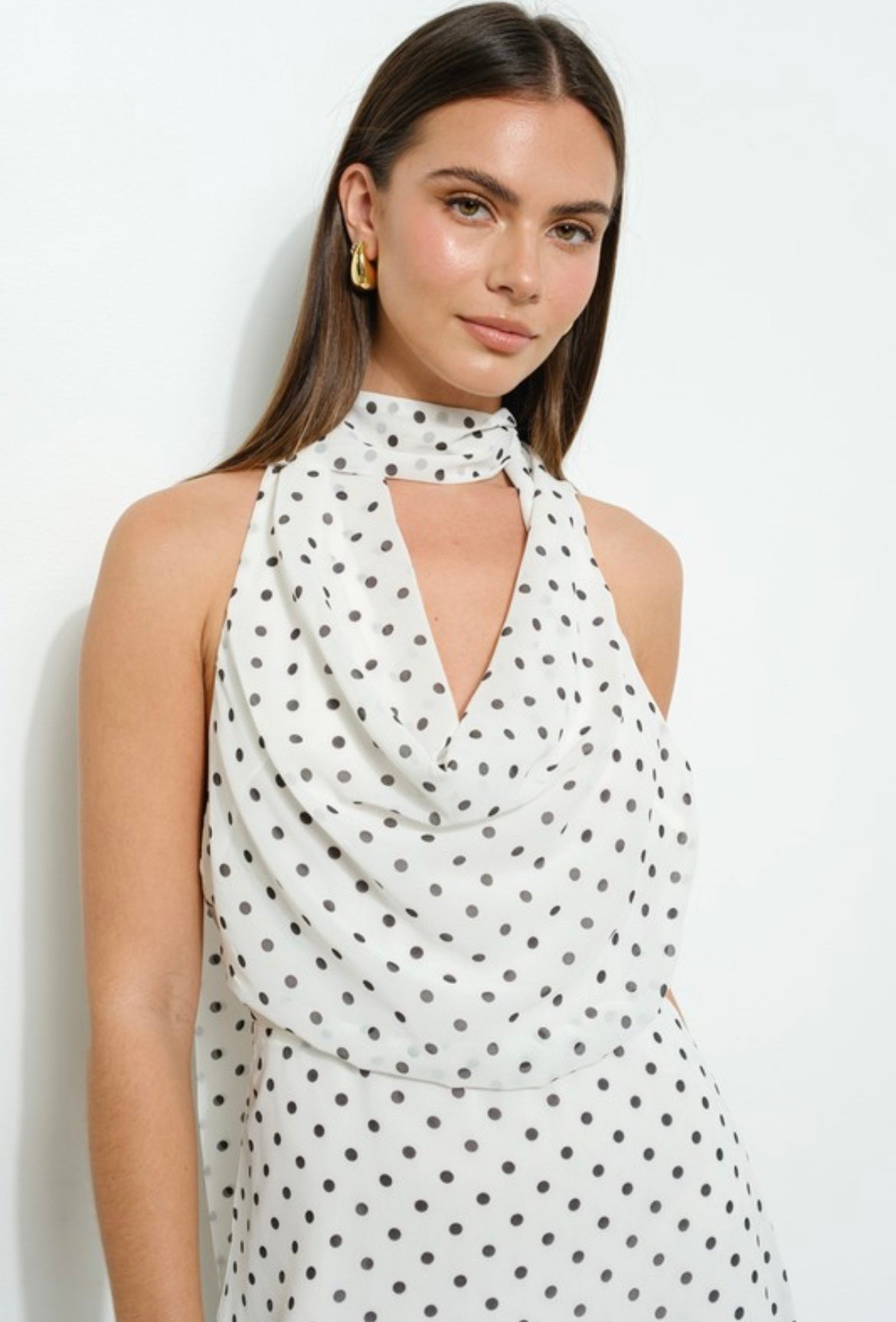 Polka Dot Mini Dress