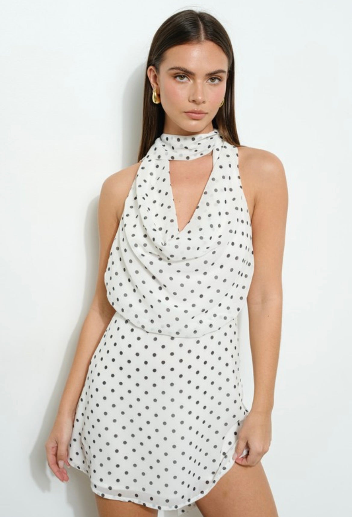Polka Dot Mini Dress