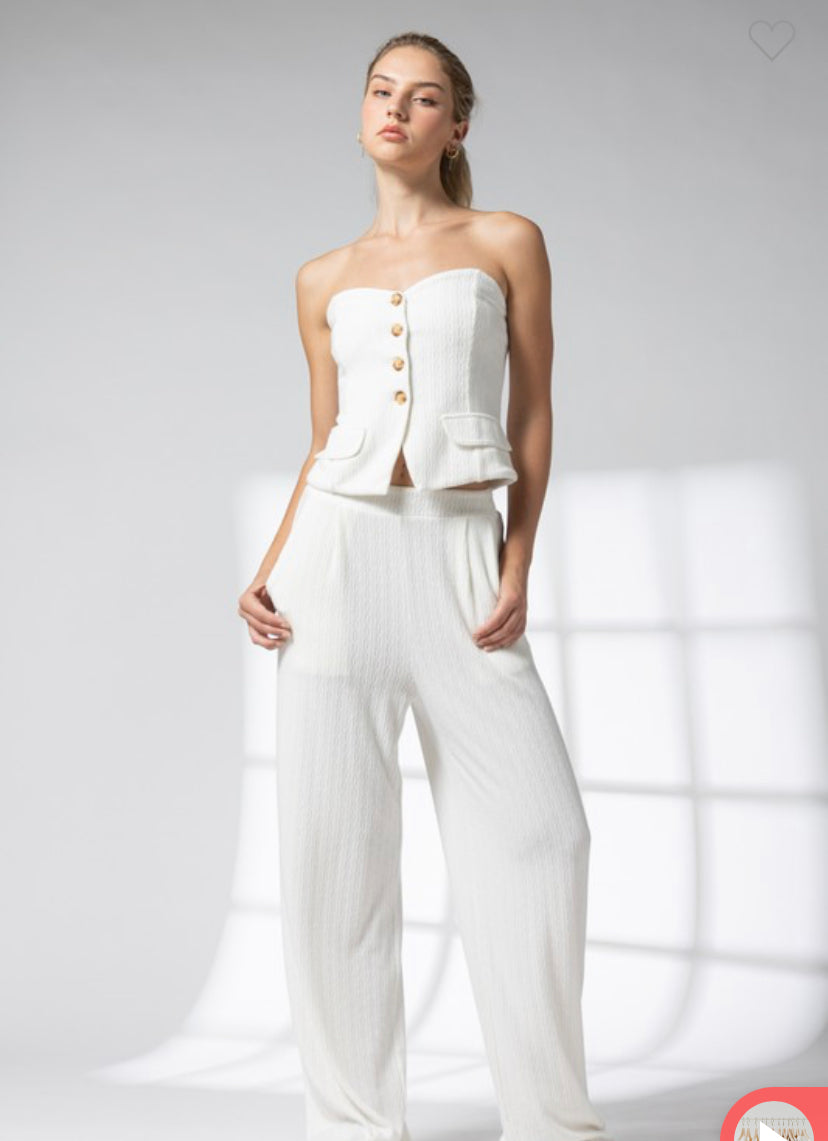 White Loungewear Set