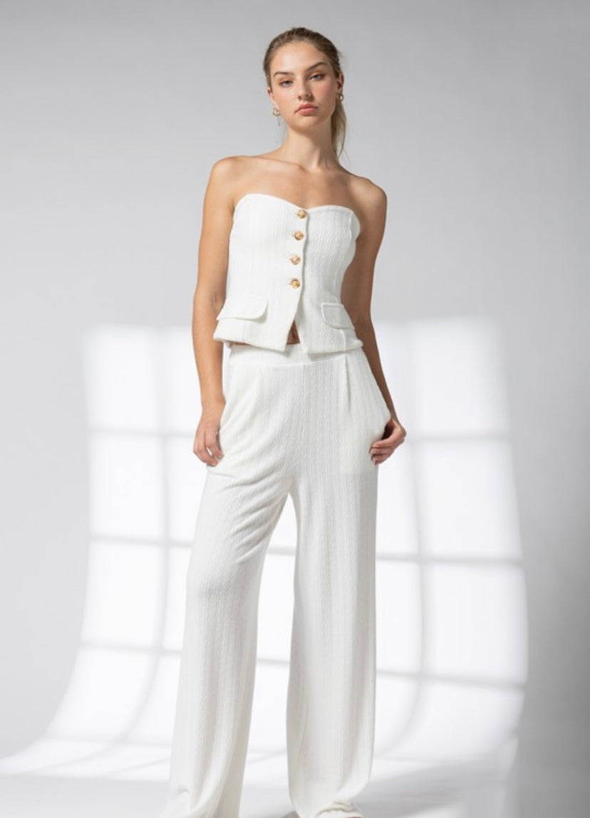 White Loungewear Set