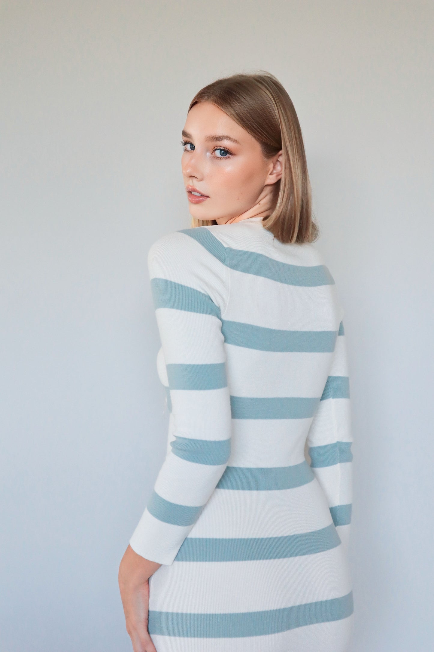 Striped Sweater Dress