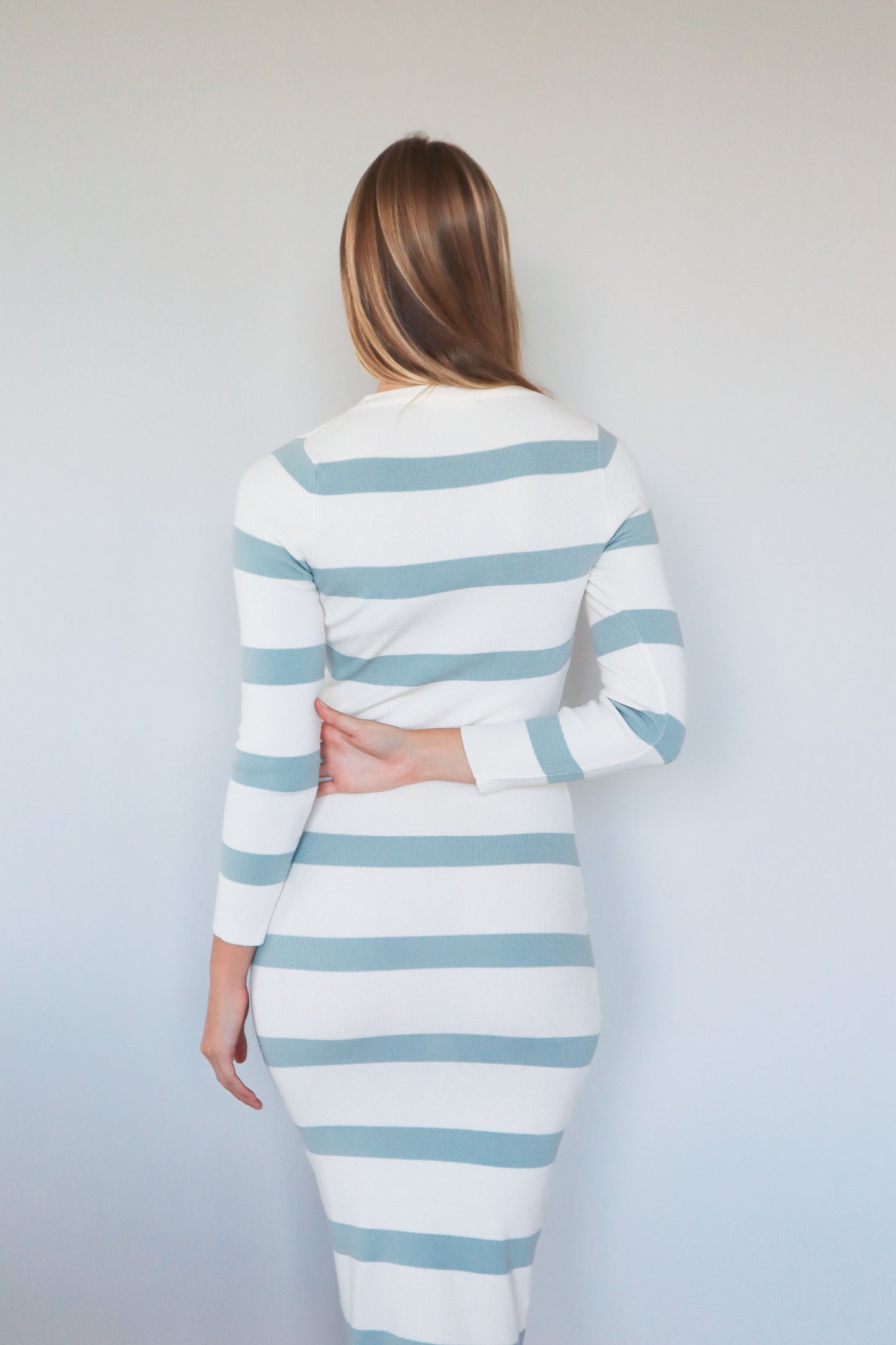 Striped Sweater Dress