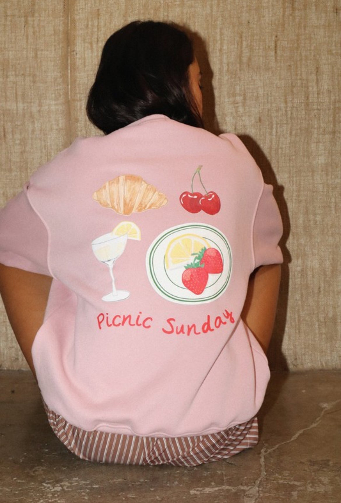 Pink Picnic Pullover