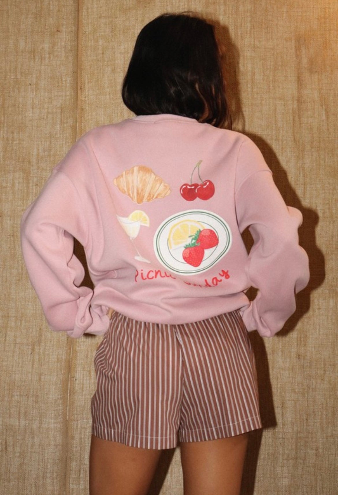 Pink Picnic Pullover