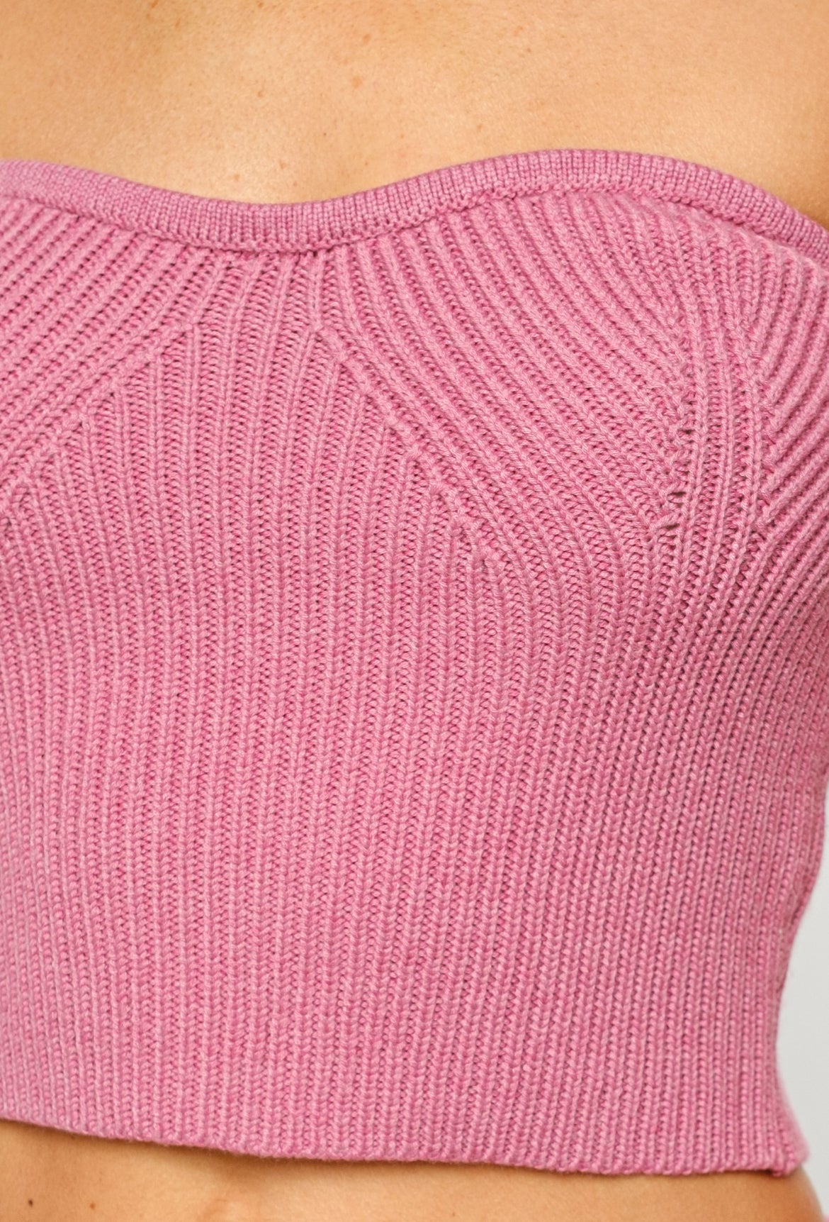 Knit Top and Pants Set in Pink