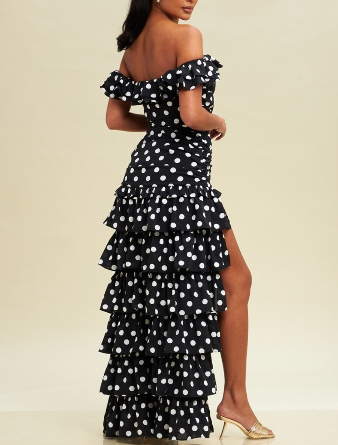 Polka Dot Maxi Dress