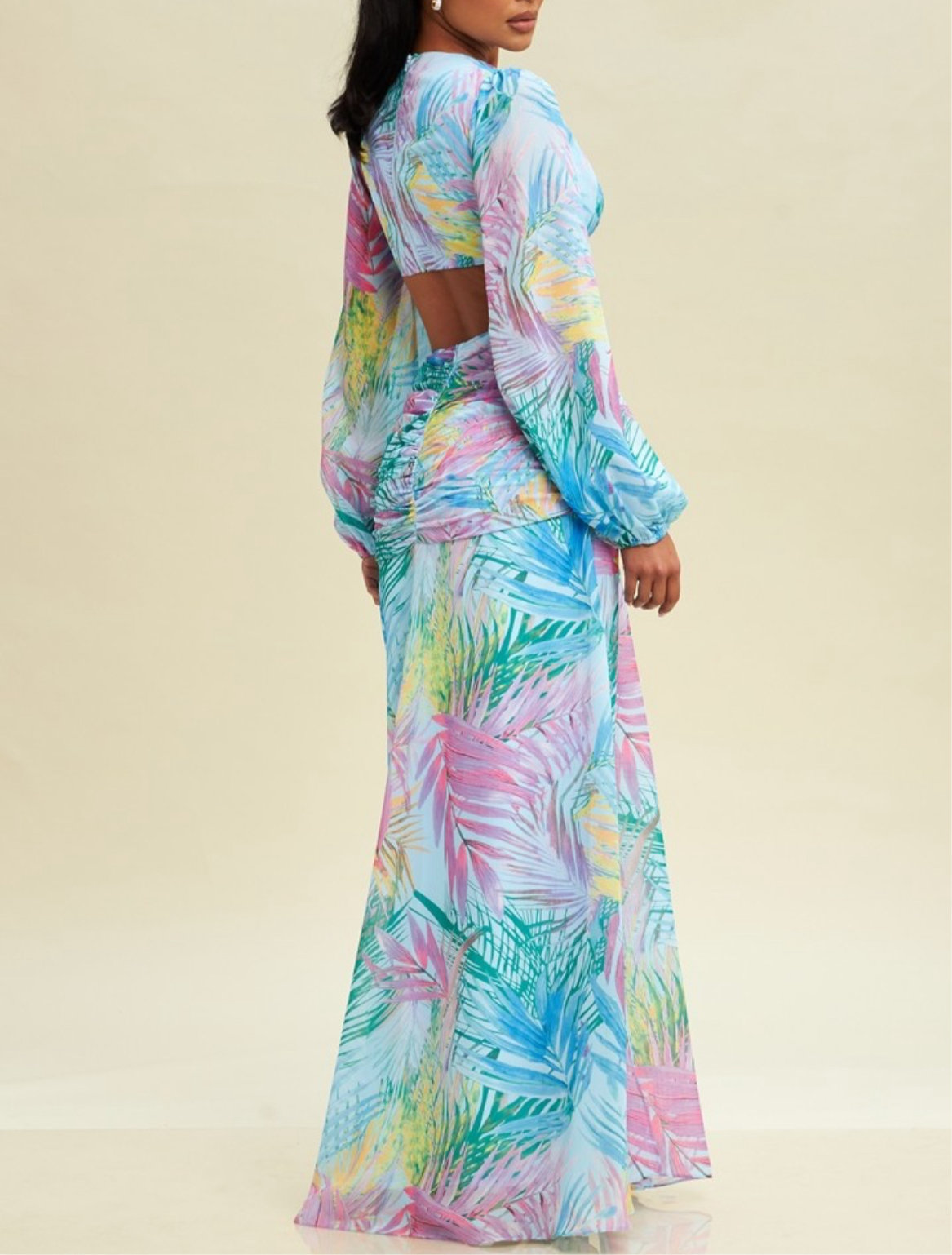 Beach Cut out Maxi Dress