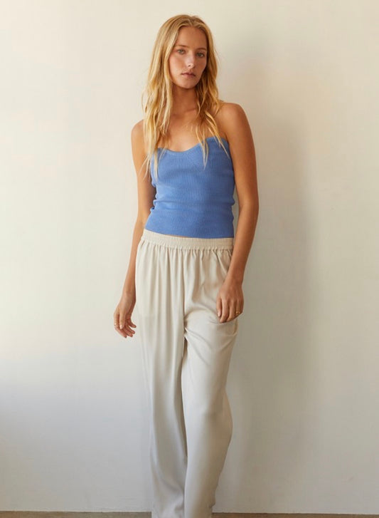 Strapless Top in Blue