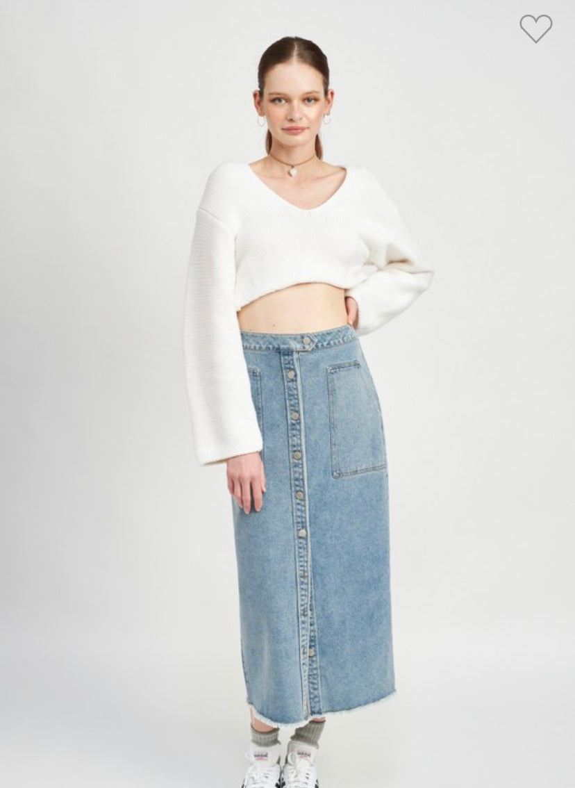 Denim Skirt